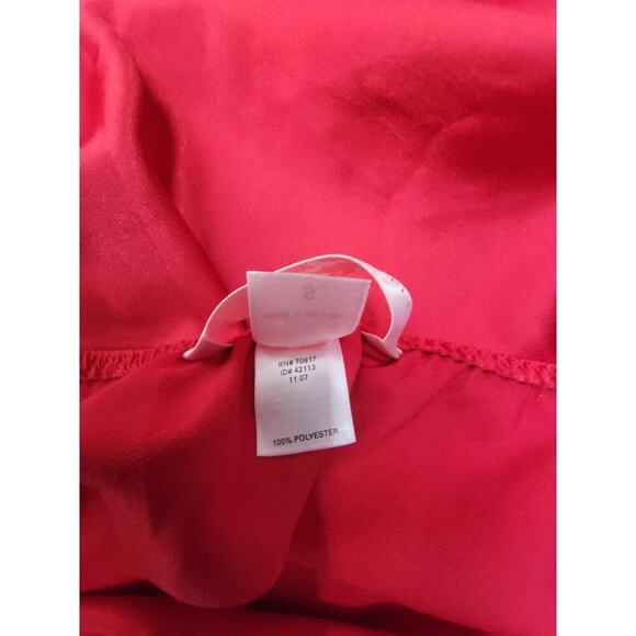 Victorias Secret Angels RED Babydoll Mini Dress S Bow Lace Trim Milkmaid Fairy - Picture 11 of 11